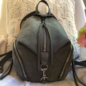 Rebecca Minkoff  backpack gray suede